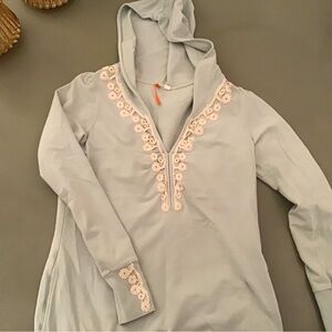 Anthropologie cute blue sweater